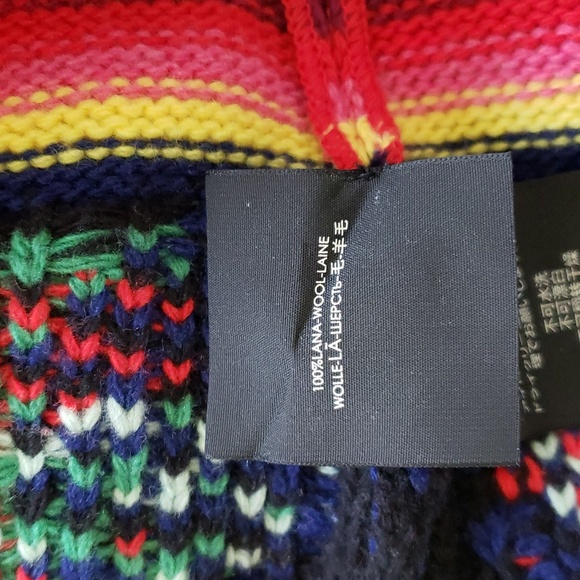 GUCCI WOOL PATCHWORK PONCHO CAPE TIGER APPLIQUE - Picture 10 of 10